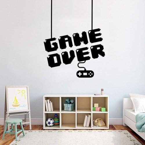 Cheap Video Game Wall Decals Controller Art Retro Vinyl Board D1019