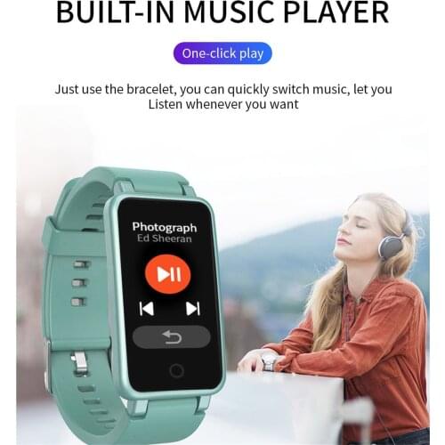 New Sport Smart Wristbands C2 PLUS 1.14 Inch IP67 Waterproof Fitness Tracking Smart Bracelet Watch For Android/IOS Smartwatch