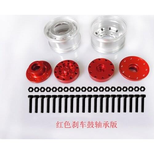 NEW Bearing Jonit Front Alloy Wide Wheels/Rims-Tamiya 1/14 RC Tractor Trailer R620 ass R470 Benz MAN KING Engineering Truck