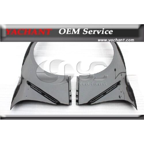 Carbon Fiber OEM Style Front Fender with Vents Fit For 2008-2013 Nissan Skyline R35 GTR