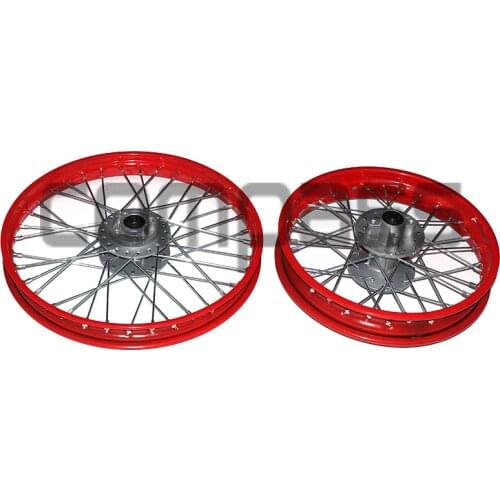 Front 1.40x17 inch rear 1.85x14 inch aluminum alloy wheels, suitable for 160cc 150CC off-road vehicle 14 17 inch wheels