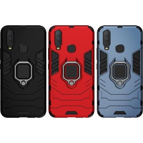 For VIVO Y11 Y12 Y15 Y17 Y19 2019 Case Car Shockproof Magnetic Ring Armor Phone Cover For VIVO Y11 Y12 Y15 Y17 2019 Coque funda