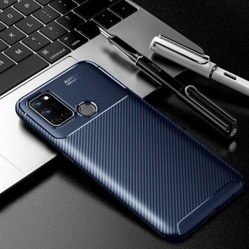 Luxury Phone Case For OPPO Realme 7i case Realme 7 Pro Armor Fundas Soft Silicone Cover for Realme C17 C15 C12 C11 accesorios