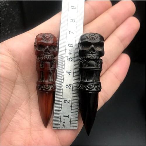 Ox horn subdues demons pestle ward off evil spirits handpiece pendant natural solid antique horn carving essence