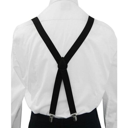 50mm Wide Elastic Adjustable Men Trouser Braces Suspenders X Shape with Strong Metal Clips Ceinture Homme Cinturones Hombre