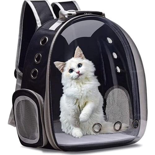 Cat Carrier Bags Breathable Pet Carriers Pet Transport Bag Carrying for Travel Space Capsule Cage Cats Small Dog Cat Backpack