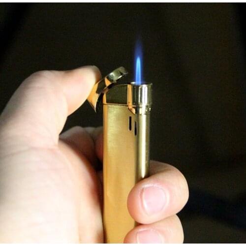 Slim and Long Metal Electroplating Direct Lighter Smoking Accessories for Weed Gadgets for Men Regalos Para Hombre Originales