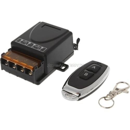 433Mhz Universal Wireless RF Remote Control Switch AC 220V 1CH 30A Relay Receiver and 2 channel 433 Mhz Remote For Water pump