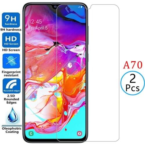 Protective tempered glass for samsung a70 screen protector on galaxy a 70 70a safety film samsun samsumg samsunga70 galaxya70 9h