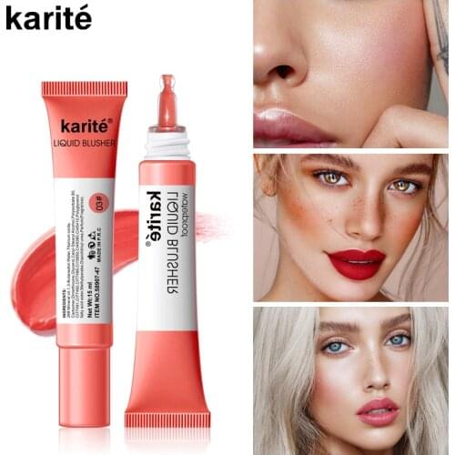 4 Colors Liquid Blush Makeup Face Make Up Professional Natural Cheek Blusher Rubor Long Lasting Face Makeup Cosmetic Tools TSLM1