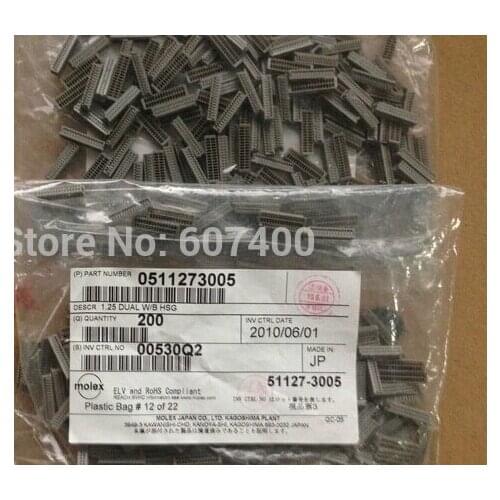 0511273005 CONN HOUSING 30POS 1.25MM MOLEX Connectors Terminals housings 511273005 100% new and original parts 51127-3005
