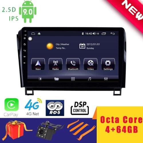 10.1" Android 10.0 Car Multimedia Player Stereo for Toyota Tundra 2007~2013 Sequoia 2008~2018 Head Unit Octa Core DSP 4G Carplay