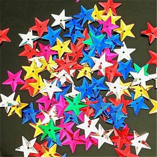 300pcs 16mm Multi-shaped Glitter Confetti Colorful Sequins for DIY Crafts Party Decoration