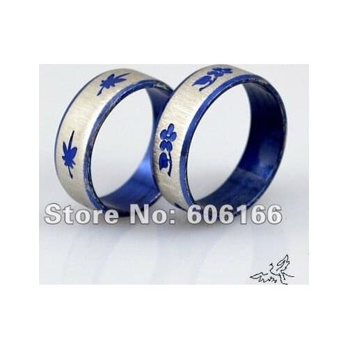 30x Gold Tone Etched Carving Rings Stainless Steel Rings Fashion Jewelry