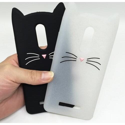 3D Cartoon Soft Silicone Case For Xiaomi Mi A2 Lite Redmi 5A 6A Black Cat Ears Beard Rubber Cover For Redmi Note 4 4X Phone Case