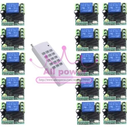 12v wireless remote control switch 1000 meters 15 keys remote control lighting remote switch 12v