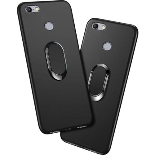 Cover For TP-Link Neffos C9 TP707A TP707C Case Red Blue Black Classic Finger Ring 360 Degree Rotation Soft Silicon