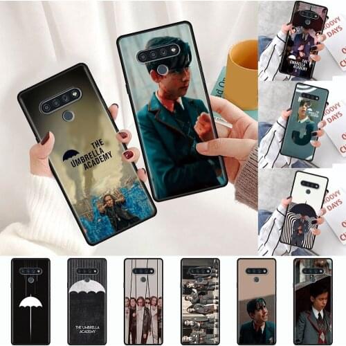Tv The Umbrella Academy Capa for LG K41s K61 K50 G6 K50s G7 K40s K52 K40 K42 K71 G8 ThinQ Case Mobile Phone Bag Black Soft Cover