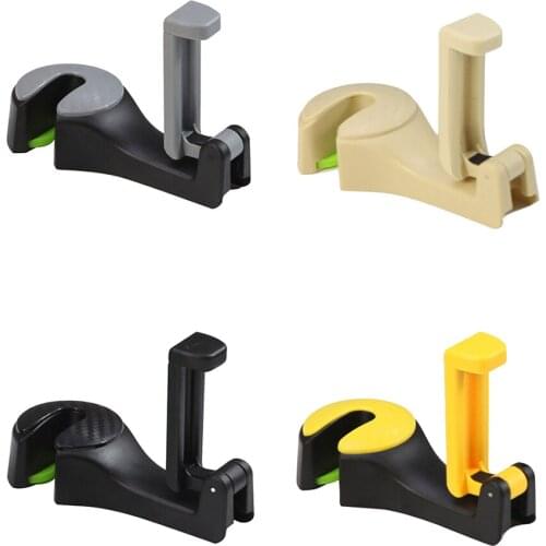 Phone Holder Universal 2 in 1 Car Seat Headrest Hook Purse Bag Organizer Hanger
