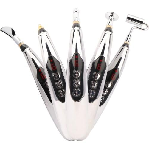 Electronic Massage point laser pen Acupuncture Pen Magic LCD pain Relief Meridian Energy pen automatic find acupressure therapy