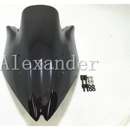 HotSale For Kawasaki Z1000 2007 2008 2009 z1000 Z 1000 z 1000 black Windshield WindScreen Double Bubble