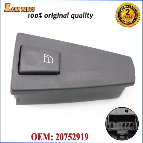 Car Window Power Switch Control Button Passenger Side Right Fit For Volvo Truck FH12 FM VNL 21543901 20752913 20752919