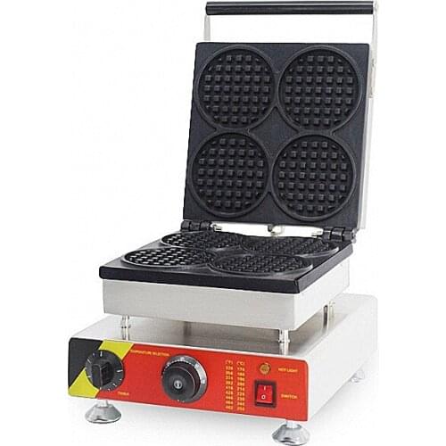 Commercial Round Waffle Machine Waffle Making Machine Household Electric Waffle Maker Oven NP-504