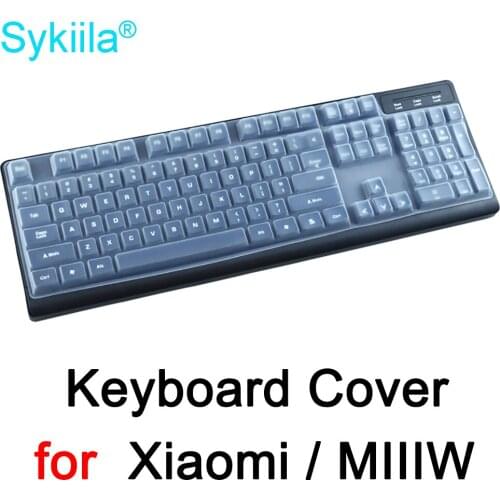 Keyboard Cover for Xiaomi MI MIIIW 600K HZJP01YM QZJP01YM Gaming for Cherry Mechanical 104 Clear Transparent Silicone TPU Case