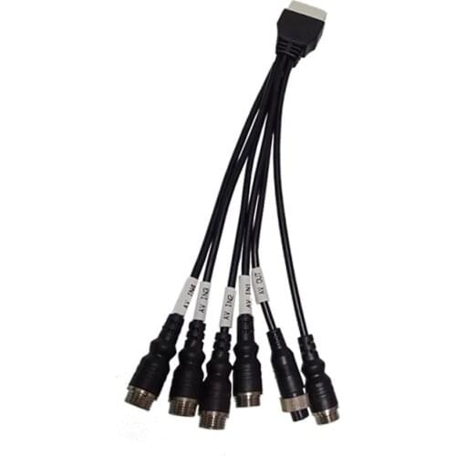 MDVR 4 pin Aviation Connector Backup Camera Cable for intercom handle with Male and Female