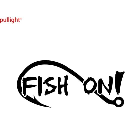 Fishing Enthusiast Hook Fish on Car Stickers for Motorhome RV Motorcycles Laptop Car Styling Waterproof Vinyl Decal