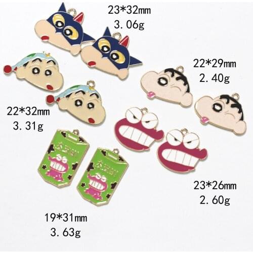 Novelty earrings Korean style weird jewelry cartoon characters drop alloy jewelry accessories wholesale