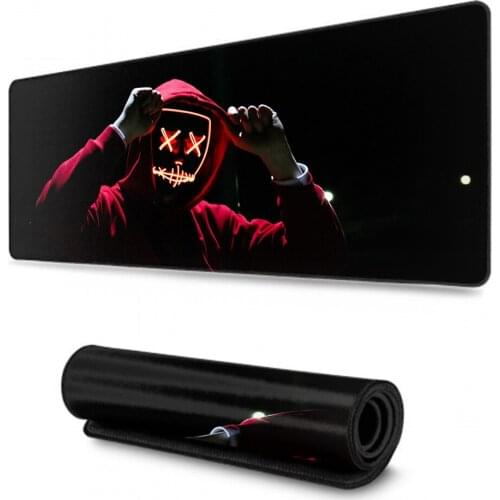 Neon Mask Male mouse pad gaming mouse pad keyboard table mat table blanket mouse pad computer notebook pad