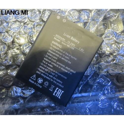 New 4000mAh Ixion ML145 Battery Replacement for DEXP Ixion ML145 Snatch SE Mobile Phone with phone stander