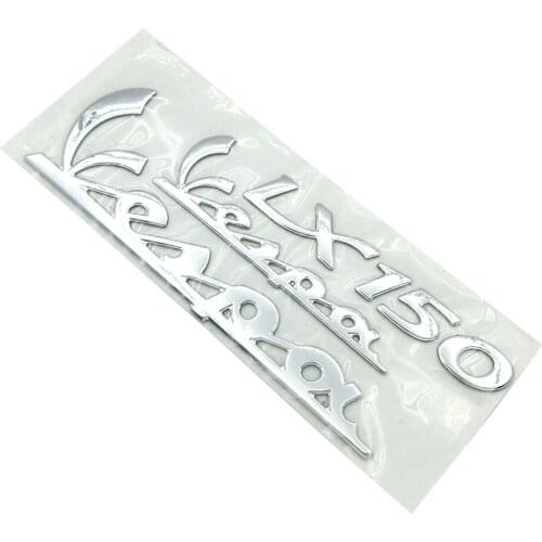 New Motorcycle 3D LX150 Logo Badge Emblem Sticker Decal For PIAGGIO Vespa 300 LX 125 LX 150 125 150 Soft Plastic Decals Stickers