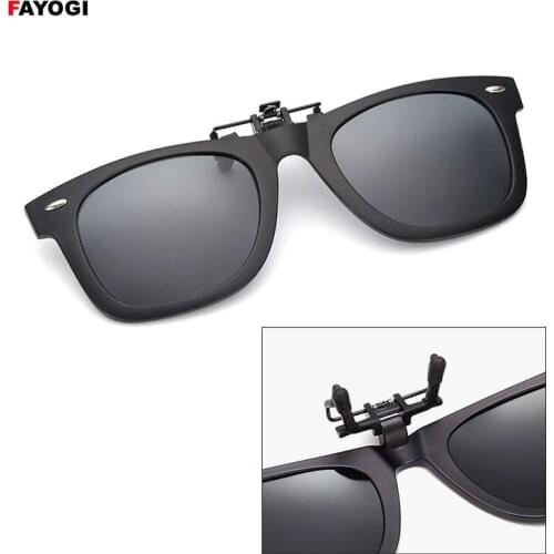 Vintage Style Polarized Sunglasses Clip Women & Men Night Vision Goggles Anti UV For fishing travel