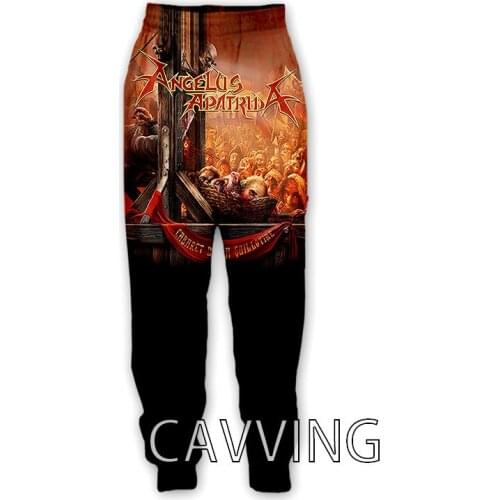 CAVVING 3D Printed Angelus Apatrida Band Casual Pants Sports Sweatpants Straight Pants Sweatpants Jogging Pants Trousers