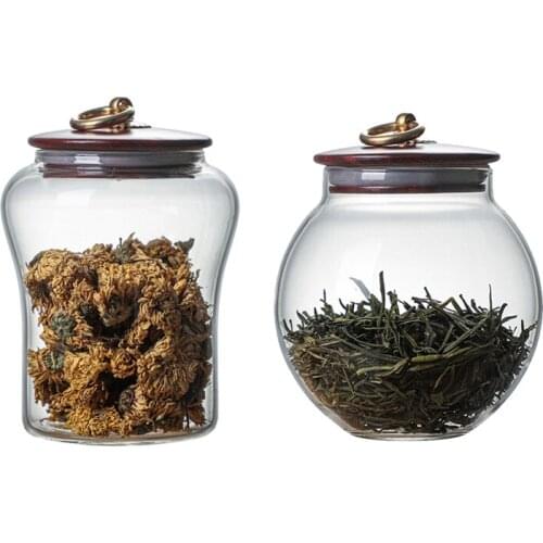 Transparent Sealed Glass Seasoning Pot with Lid,Tea Storage Jar,Salt Pepper Storage Box Sugar Bowl Kitchen Accessories