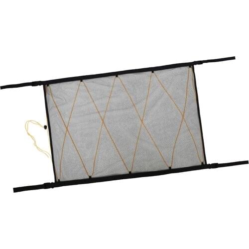 35"x25" Adjustable Universal Stretchable Car Roof Ceiling Net Mesh Bag Pouch for Van