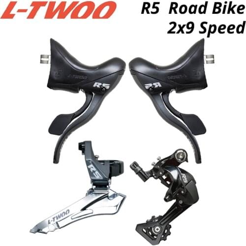 Ltwoo R5 Road bike 9S Group 2x9 speed 18S ST SHIFT LEVER right left pair REAR DERAILLEUR FD Front clamp SHIMANO 3500 3550 R3000