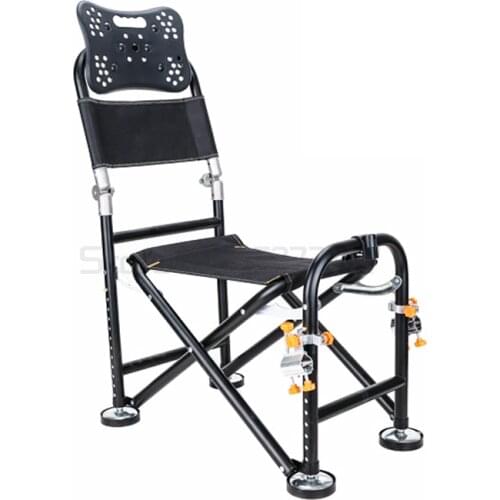 Folding chair, multifunctional reclining seat, portable wild fishing platform, fishing stool, fishing chair