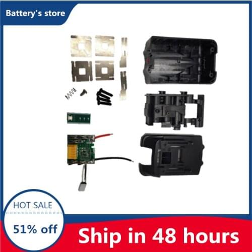 Battery Case Replacement for Makita 18V BL1840 BL1830 LXT400 Plastic Shell BL1850 PCB Circuit Board With Lithium Ion Power Tools