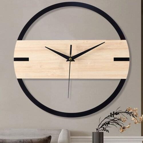 Morden Quartz Wall Clock Watch Simple Pendulum Kids Room Nursery Hotel Decor