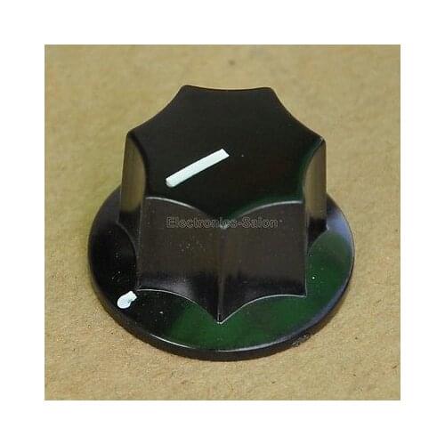 10x Pot Knobs, 0.94" x 0.59" Shaft 6mm", MF-B01, for HAM Radio / Audio