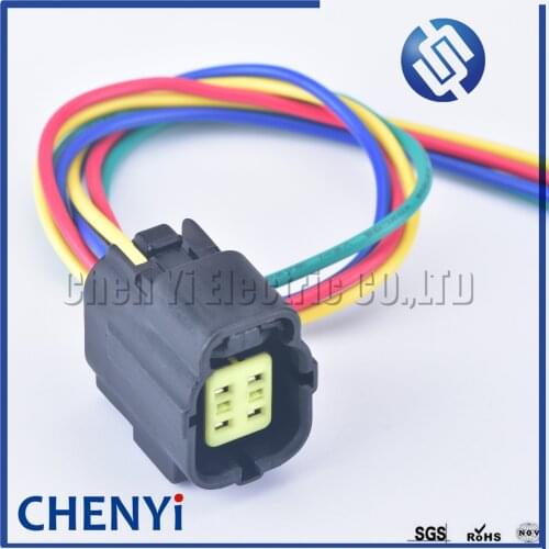 4 Pin 174257-2 174259-2 female Auto Socket Waterproof Denso Connector For MAZDA 626 98-00 Oxygen Sensor Plug with 30cm wire