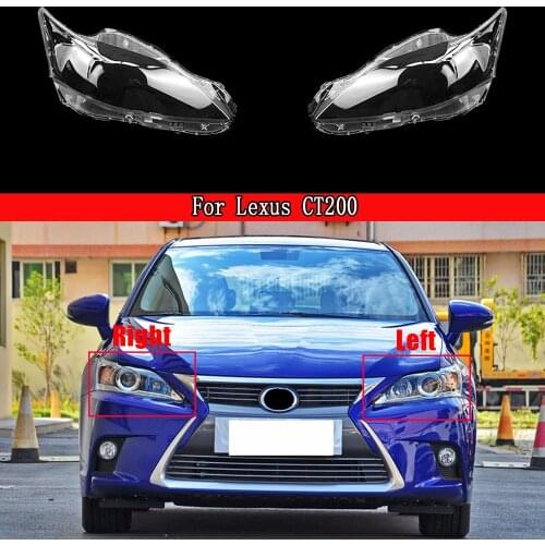 Car Headlight Lens Glass Lampcover Cover Lampshade Bright Shell Product For Lexus CT200
