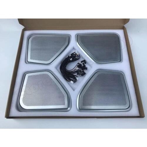 For Porsche Macan 2014-2020 Synchronize Original Car LED Ambient Light Door Audio Cover Speaker Atmosphere Lamp Panel