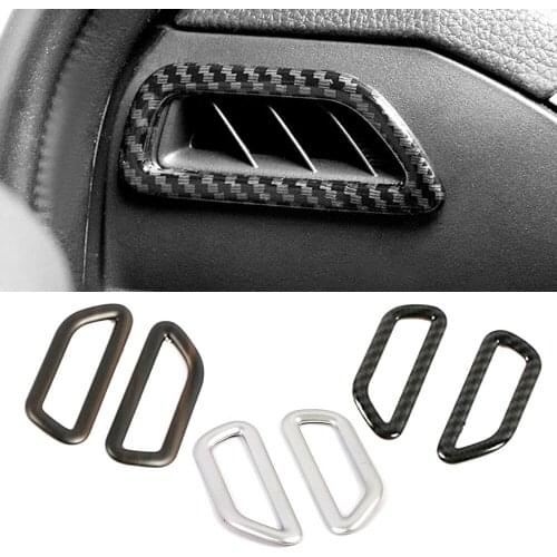 For Toyota Rav 4 Rav4 5 Gen 2019-2021 Dash board Air Condition AC Outlet Vent Cover Trim ABS Interior Moulding