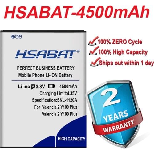 HSABAT 4500mAh Original Mobile Phone Replacement Battery for Doogee Valencia2 Valencia 2 NOVA Y100 Plus