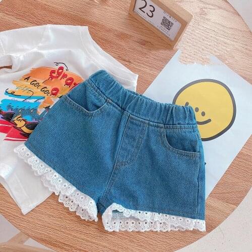 Kmuosunog Denim Shorts For Girls