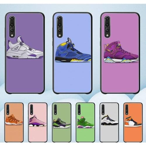 Sneakers Trend Fashion Shoes Phone Case For Huawei G7 G8 P7 P8 P9 P10 P20 P30 Lite Mini Pro P Smart Plus Cove Fundas